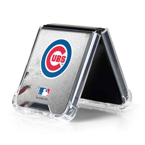MLB Chicago Cubs Game Ball Galaxy Z Flip5 5G Clear Case