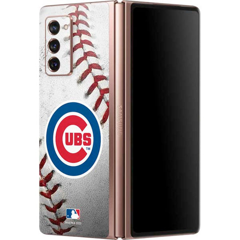 MLB Chicago Cubs Game Ball Galaxy Z Fold2 5G Skin