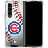 MLB Chicago Cubs Game Ball Galaxy Z Fold4 5G Clear Case