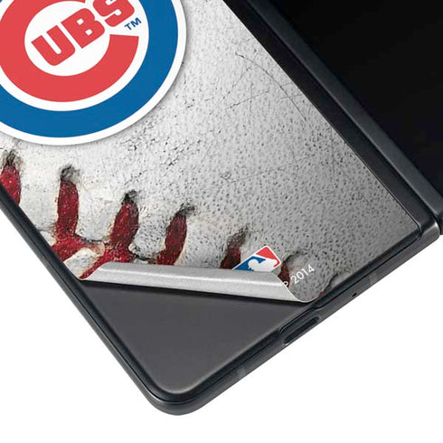 MLB Chicago Cubs Game Ball Galaxy Z Fold4 5G Skin