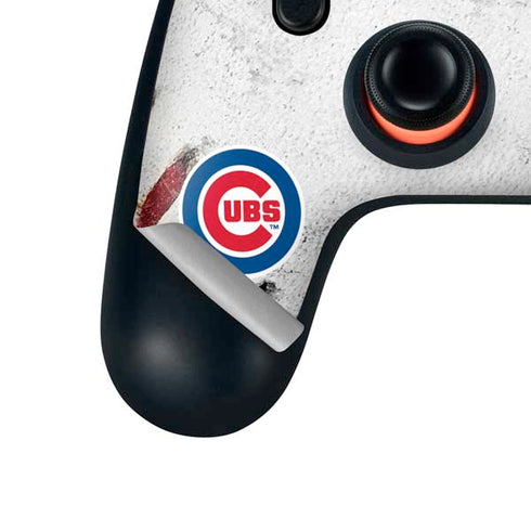 MLB Chicago Cubs Game Ball Google Stadia Controller Skin