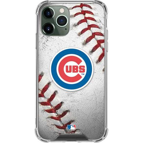 MLB Chicago Cubs Game Ball iPhone 11 Pro Max Clear Case