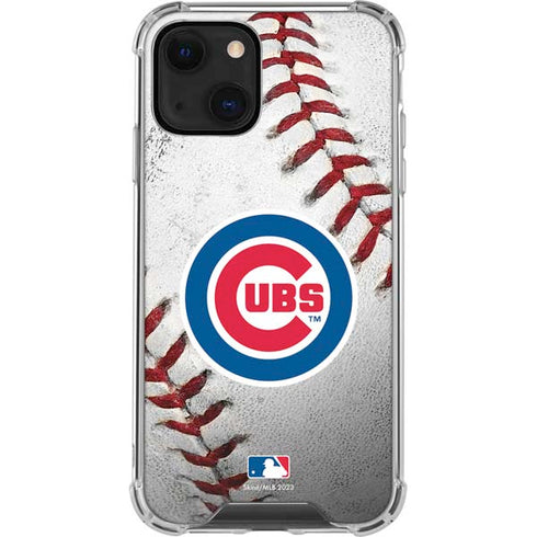 MLB Chicago Cubs Game Ball iPhone 13 Mini Clear Case