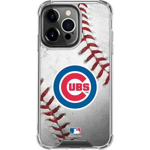 MLB Chicago Cubs Game Ball iPhone 13 Pro Clear Case