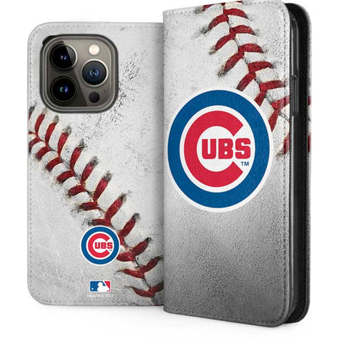 MLB Chicago Cubs Game Ball iPhone 13 Pro Folio Case
