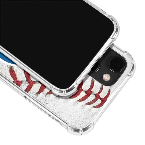 MLB Chicago Cubs Game Ball iPhone 14 Plus Clear Case