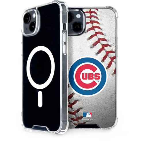 MLB Chicago Cubs Game Ball iPhone 15 Plus MagSafe Case