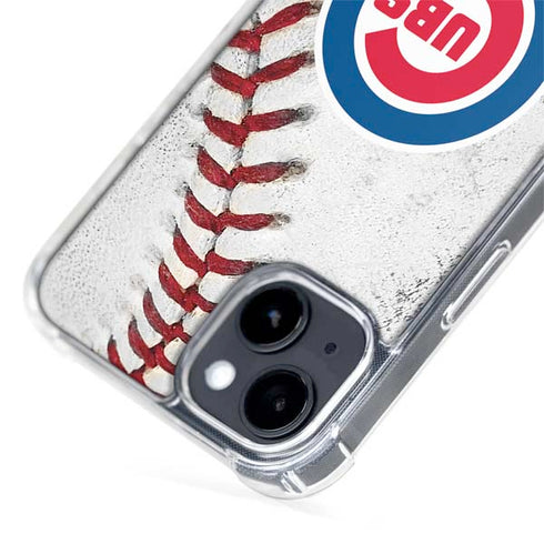 MLB Chicago Cubs Game Ball iPhone 15 Plus MagSafe Case
