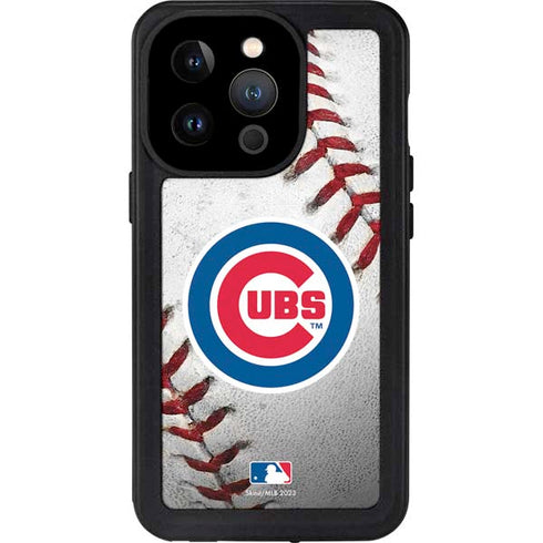 MLB Chicago Cubs Game Ball iPhone 14 Pro Waterproof Case
