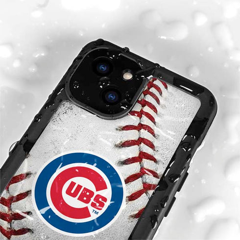 MLB Chicago Cubs Game Ball iPhone 15 Waterproof Case