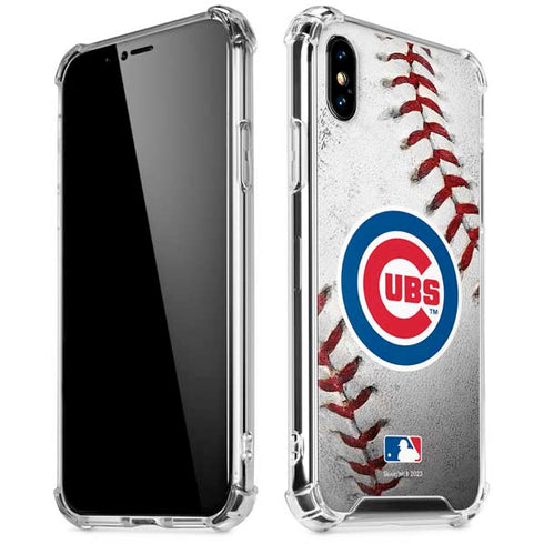 MLB Chicago Cubs Game Ball iPhone XS Max Clear Case
