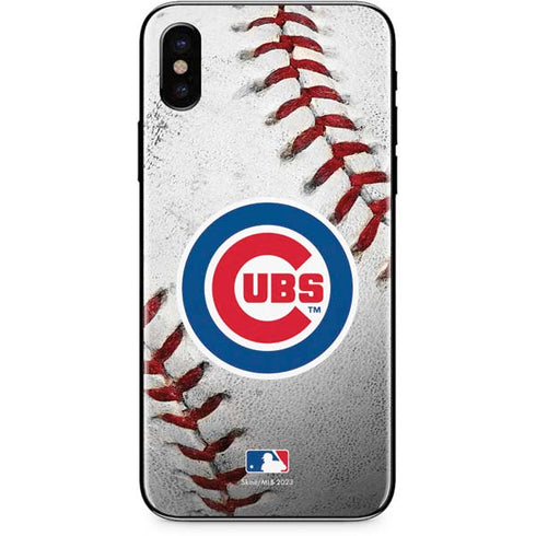 MLB Chicago Cubs Game Ball iPhone XS Max Skin