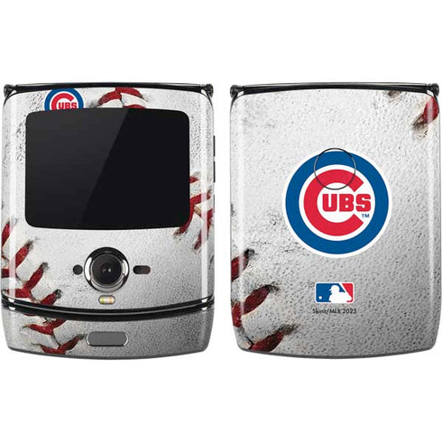 MLB Chicago Cubs Game Ball Motorola RAZR Skin