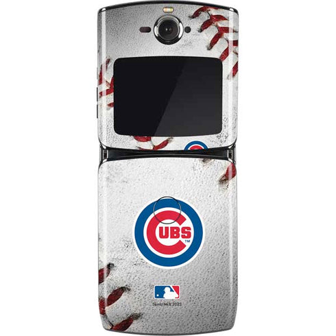 MLB Chicago Cubs Game Ball Motorola RAZR Skin