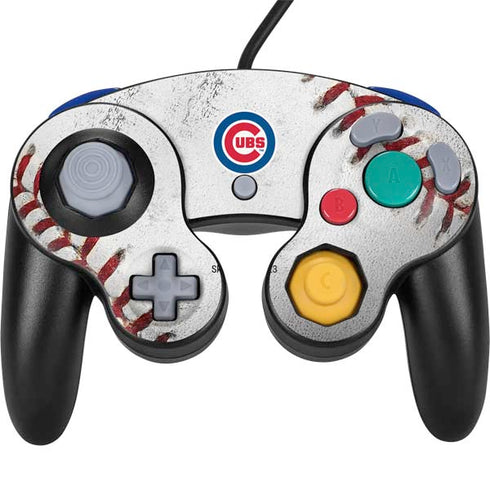 MLB Chicago Cubs Game Ball Nintendo GameCube Controller Skin