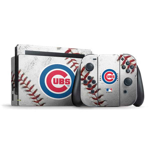 MLB Chicago Cubs Game Ball Nintendo Switch Bundle Skin