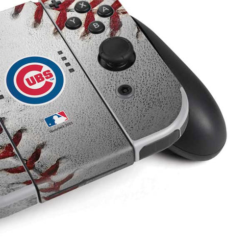 MLB Chicago Cubs Game Ball Nintendo Switch OLED (2021) Skin