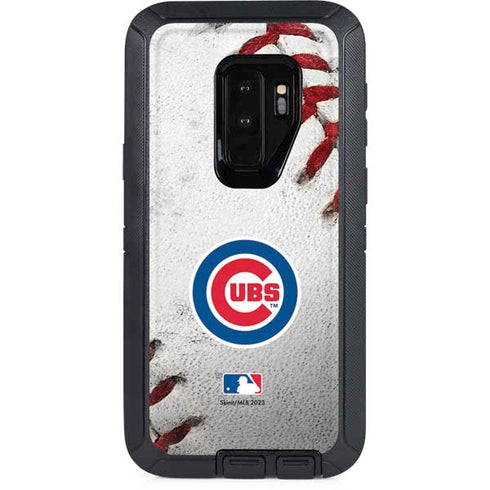 MLB Chicago Cubs Game Ball Otterbox Defender Galaxy Skin