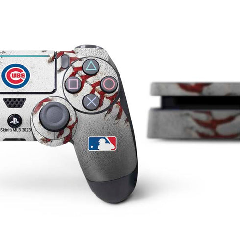 MLB Chicago Cubs Game Ball PS4 Slim Bundle Skin
