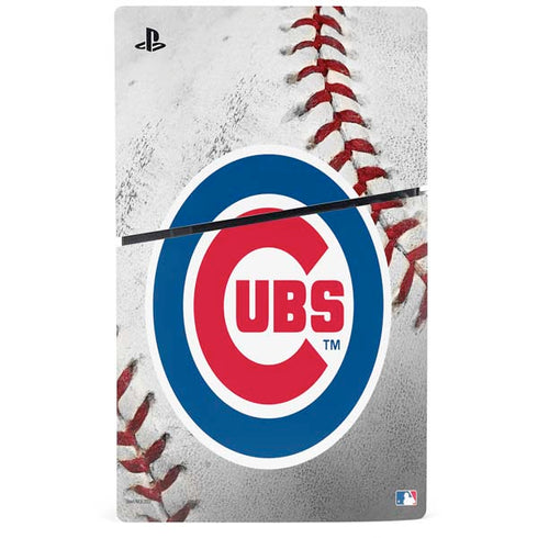 MLB Chicago Cubs Game Ball PS5 Slim Disk Console Skin
