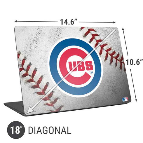 MLB Chicago Cubs Game Ball Universal Laptop 18in (14.6 x 10.6in) Skin