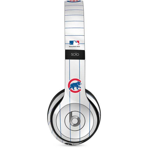 MLB Chicago Cubs Home Jersey Beats Solo 2 Wired Skin