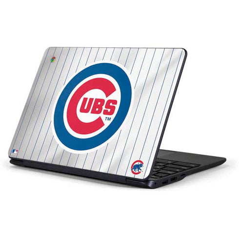 MLB Chicago Cubs Home Jersey Samsung Chromebook Skin