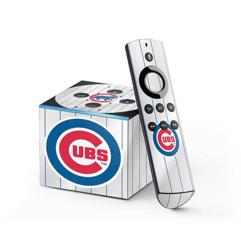 MLB Chicago Cubs Home Jersey Fire TV Cube Skin