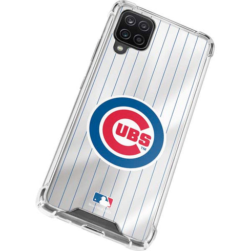 MLB Chicago Cubs Home Jersey Galaxy A12 Clear Case