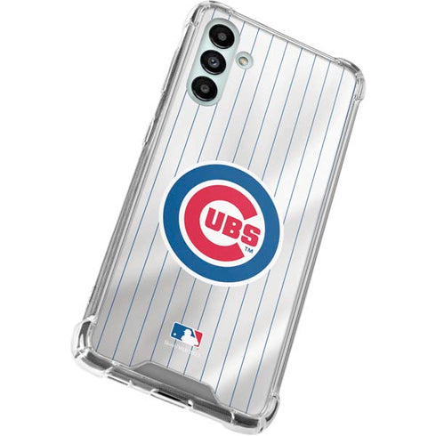 MLB Chicago Cubs Home Jersey Galaxy A13 5G Clear Case