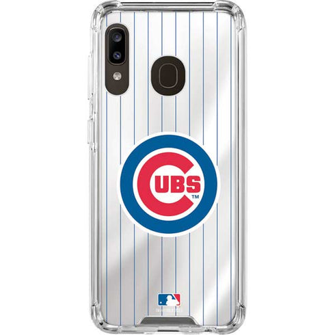 MLB Chicago Cubs Home Jersey Galaxy A30 Clear Case