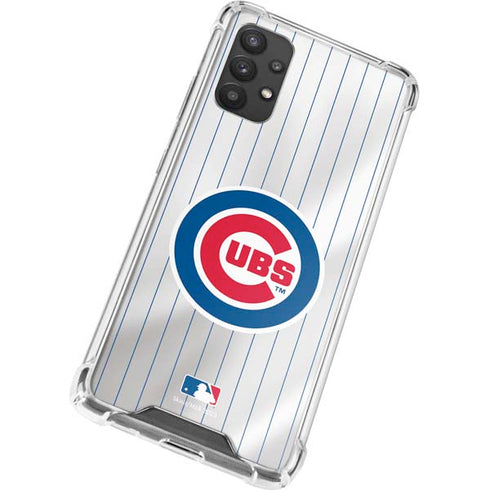 MLB Chicago Cubs Home Jersey Galaxy A32 5G Clear Case