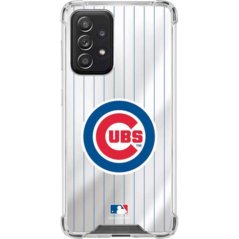 MLB Chicago Cubs Home Jersey Galaxy A52 5G Clear Case