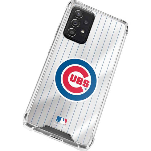 MLB Chicago Cubs Home Jersey Galaxy A52 5G Clear Case