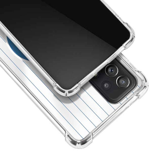 MLB Chicago Cubs Home Jersey Galaxy A52 5G Clear Case