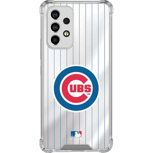 MLB Chicago Cubs Home Jersey Galaxy A53 5G Clear Case