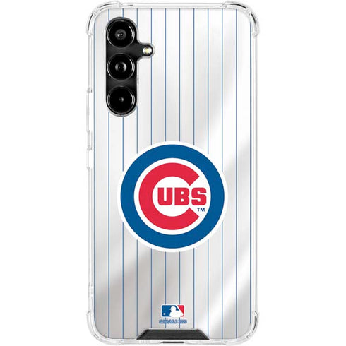 MLB Chicago Cubs Home Jersey Galaxy A54 5G Clear Case