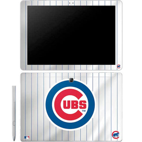 MLB Chicago Cubs Home Jersey Galaxy Book 12in Skin