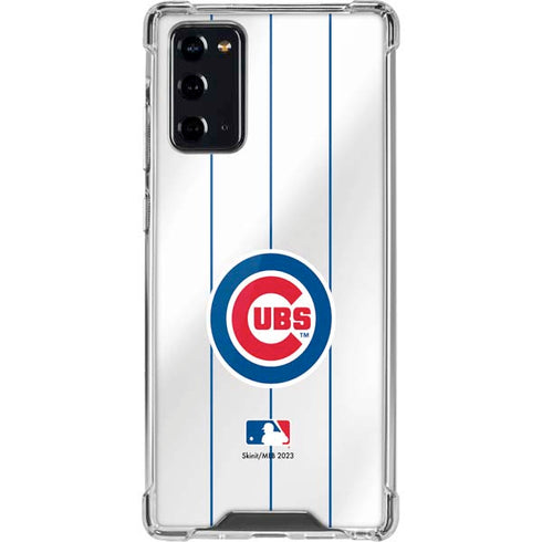 MLB Chicago Cubs Home Jersey Galaxy Note20 5G Clear Case