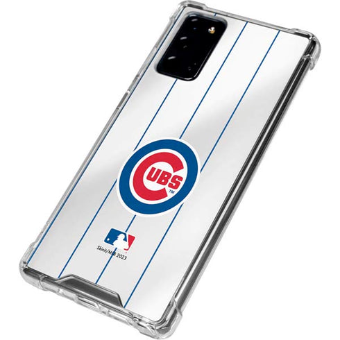 MLB Chicago Cubs Home Jersey Galaxy Note20 5G Clear Case