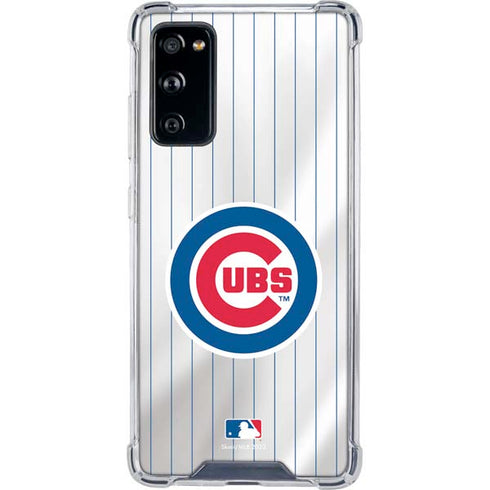 MLB Chicago Cubs Home Jersey Galaxy S20 FE Clear Case