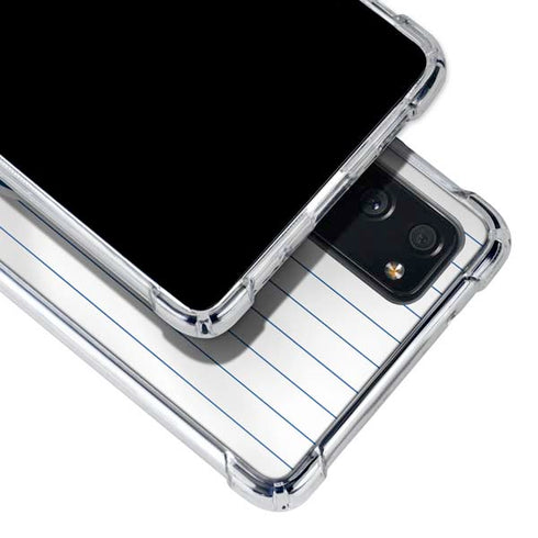 MLB Chicago Cubs Home Jersey Galaxy S20 FE Clear Case