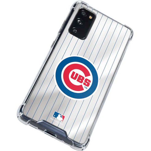 MLB Chicago Cubs Home Jersey Galaxy S20 FE Clear Case