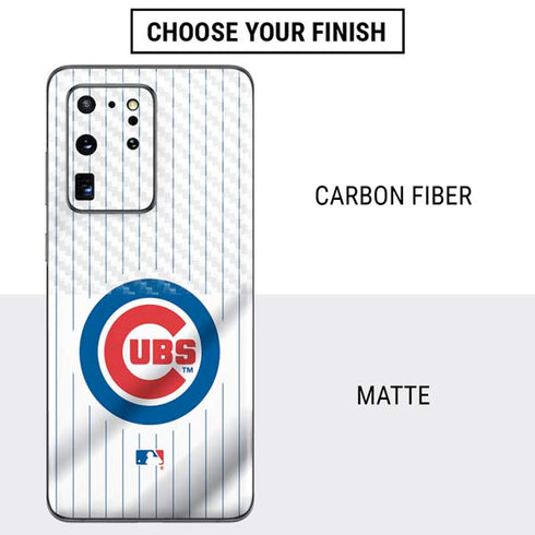 MLB Chicago Cubs Home Jersey Galaxy S20 Ultra 5G Skin