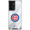 MLB Chicago Cubs Home Jersey Galaxy S21 Ultra 5G Clear Case
