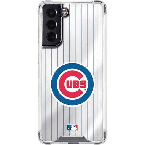 MLB Chicago Cubs Home Jersey Galaxy S22 Clear Case
