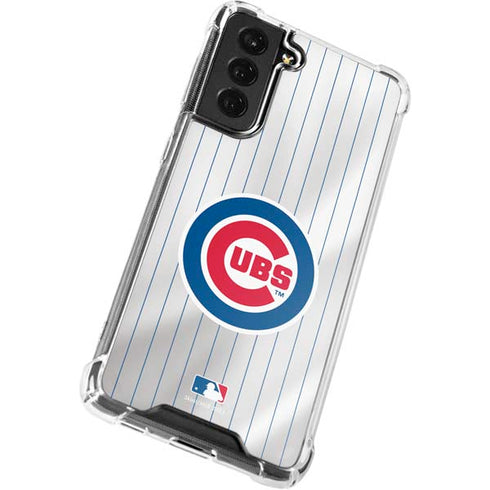 MLB Chicago Cubs Home Jersey Galaxy S22 Clear Case