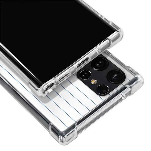 MLB Chicago Cubs Home Jersey Galaxy S22 Ultra Clear Case