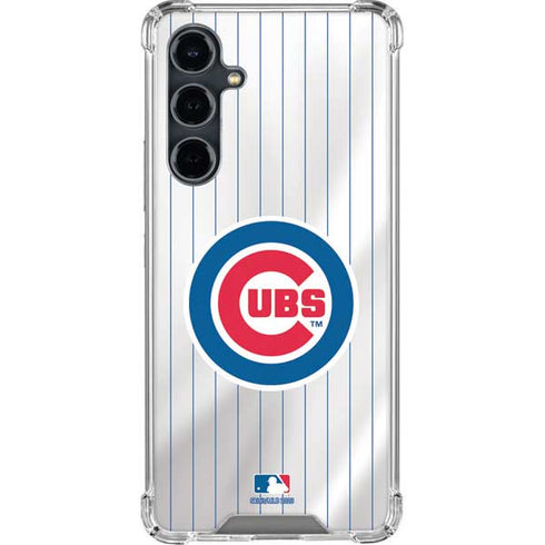 MLB Chicago Cubs Home Jersey Galaxy S23 FE Clear Case