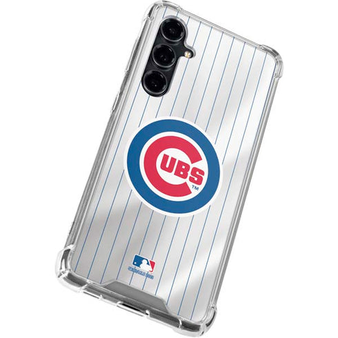 MLB Chicago Cubs Home Jersey Galaxy S23 FE Clear Case